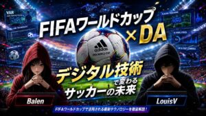 【FIFAワールドカップ x DX】2026年大会で使われているデジタル技術5選！SAOT・コネクテッドボール・EPTS・AIブロードキャスト・スマートスタジアムを徹底解説！