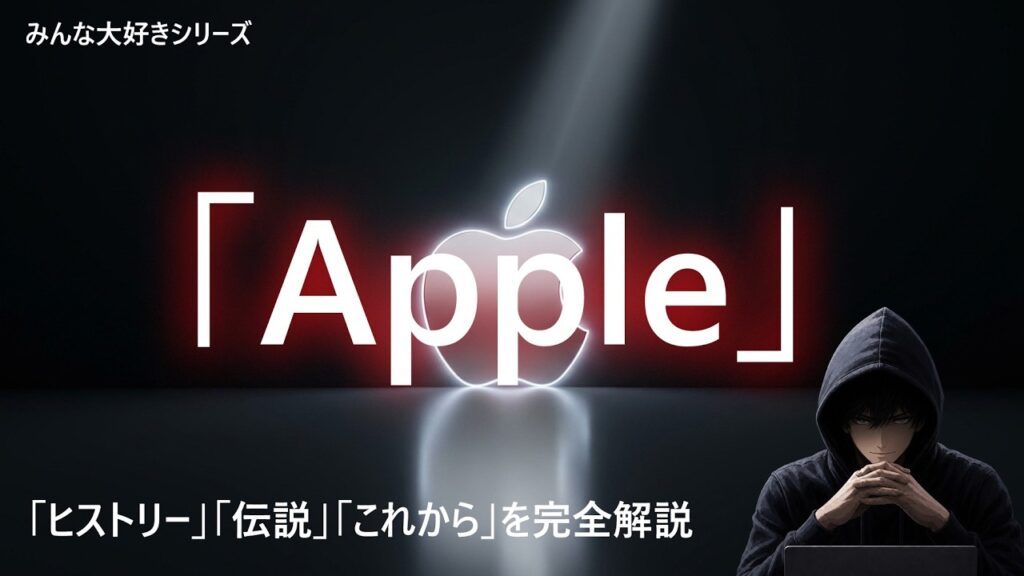 みんな大好きシリーズ「Apple」について解説！Appleコンピュータの歴史、スティーブジョブズの伝説、これからのAppleについて解説します。
