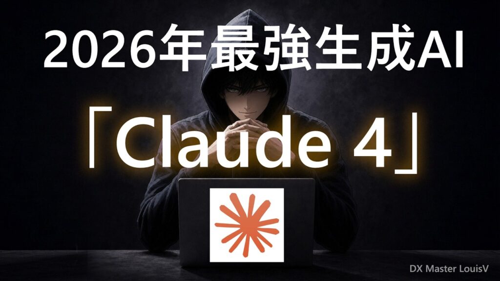 最強生成AI「Claude」 について。2026年4月現在の「Claude 4」、AIエージェント、Remotion連携など解説。