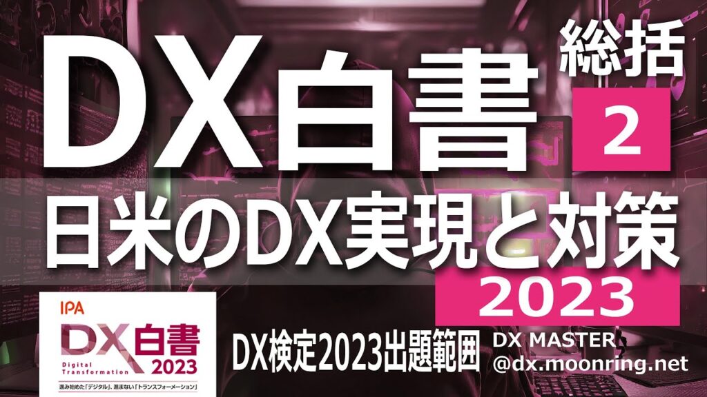 DX白書 総括２「日本・米国のDX実現と対策」