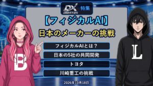 【動画公開】【フィジカルAIとは】AIが体を持つ時代へ！ファナック・安川電機・川崎重工・トヨタ・富士通…日本のメーカーは何をしている？世界に勝てる？｜DXマスター特集